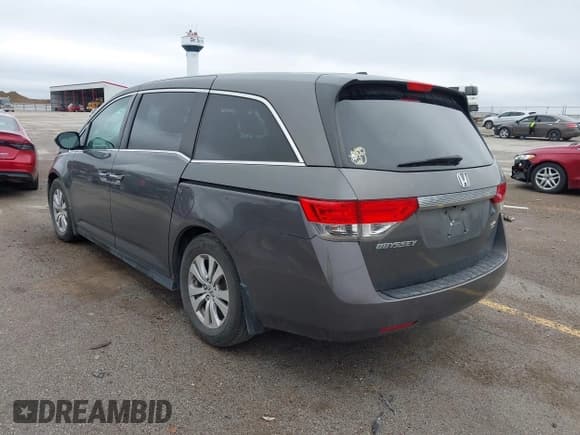 ✅ 2014 Honda Odyssey EX-L • VIN: 5FNRL5H66EB056361 • Lot: 43682158. Wystawiony na IAAI z przebiegiem 216 139 mil. Bezpłatny archiwum sprzedaży aukcyjnych z USA i szczegółowy raport historii pojazdu na DreamBid. Zdjęcie 3.