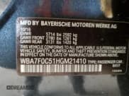 ✅ 2017 BMW 7 Series 750i • VIN: WBA7F0C51HGM21410 • Lot: 80801545. Listed on Copart with 75,738 mi. Free auction sales archive from the USA and detailed vehicle history report at DreamBid. Image 13.