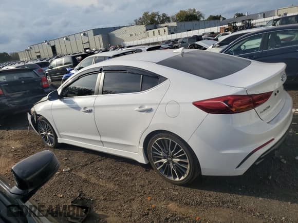 ✅ 2017 Hyundai Elantra Sport • VIN: KMHD04LB3HU332133 • Lot: 82200305. Listed on Copart with 112,367 mi. Free auction sales archive from the USA and detailed vehicle history report at DreamBid. Image 2.
