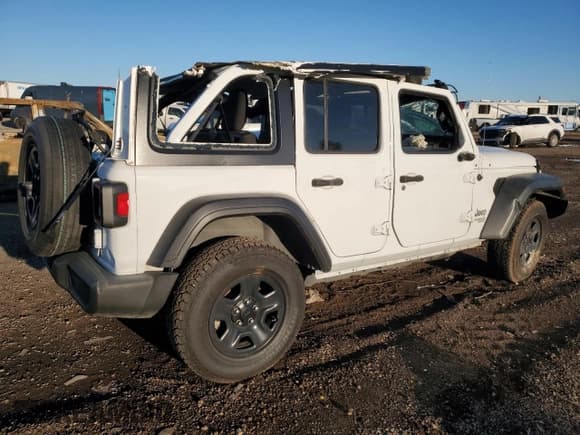 ✅ 2021 Jeep Wrangler Unlimited Sport • VIN: 1C4HJXDN2MW556893 • Lot: 41532205. Listed on Copart with 52,891 mi. Free auction sales archive from the USA and detailed vehicle history report at DreamBid. Image 3.