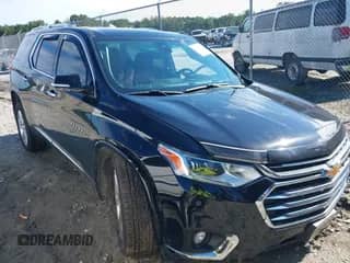 2018 Chevrolet Traverse High Country z VIN 1GNEVKKW5JJ102353, wystawiony jako IAAI lot #43124176 z przebiegiem 110 000 mil mil oraz . Historia ofert i sprzedaży dostępna na DreamBid. Obrazek 1.