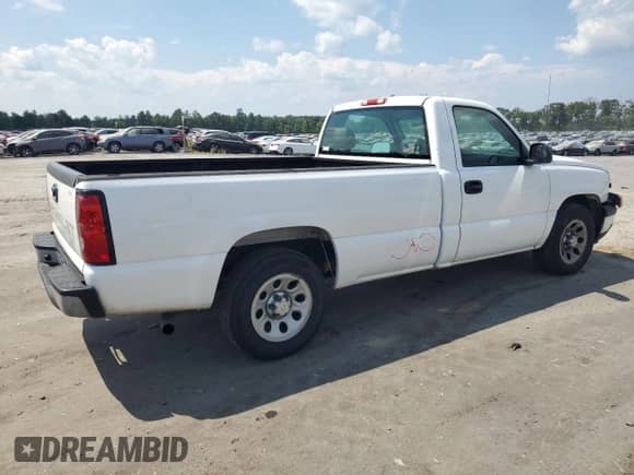 2006 Chevrolet Silverado 1500 Work Truck z VIN 3GCEC14X06G178649, wystawiony jako Copart lot #66395995 z przebiegiem 186 227 mil mil oraz Czysty tytuł • Clean title. Historia ofert i sprzedaży dostępna na DreamBid. Obrazek 3.