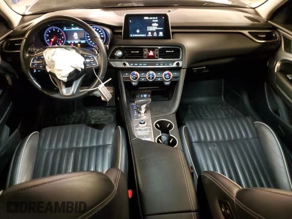 ✅ 2019 Genesis G70 Advanced • VIN: KMTG74LE6KU027192 • Lot: 46609375. Listed on Copart with 50,679 mi. Free auction sales archive from the USA and detailed vehicle history report at DreamBid. Image 8.