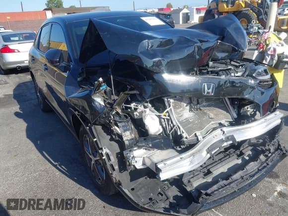 ✅ 2025 Honda HR-V EX-L • VIN: 3CZRZ1H74SM706564 • Лот: 43347553. Опубликован ранее на IAAI с пробегом 14 985 миль. Бесплатный доступ к архиву аукционных продаж из США и подробный отчёт об истории автомобиля на DreamBid. Изображение 1.