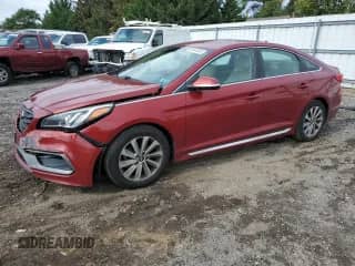 2015 Hyundai Sonata Sport with VIN 5NPE34AF2FH042558, listed as a Copart auction lot 86544455 with 72,012 mi miles and Salvage title. Bid and sale history available at DreamBid. Image 1.