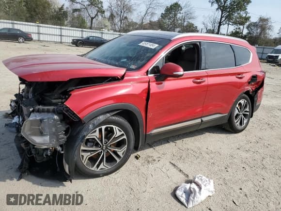 ✅ 2020 Hyundai Santa Fe Limited • VIN: 5NMS53AAXLH289038 • Lot: 45461484. Wystawiony na Copart z przebiegiem Nie podano. Bezpłatny archiwum sprzedaży aukcyjnych z USA i szczegółowy raport historii pojazdu na DreamBid. Zdjęcie 1.