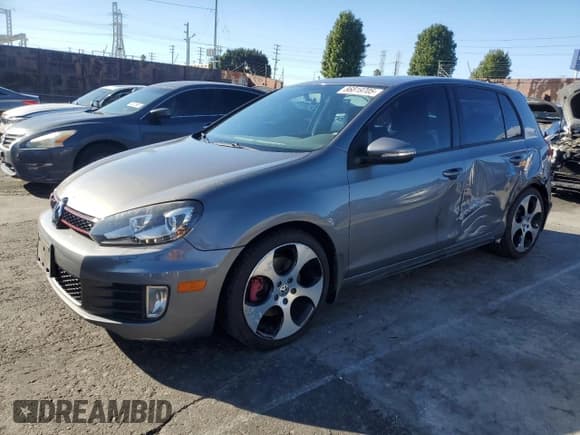 ✅ 2012 Volkswagen Golf GTI Autobahn • VIN: WVWHD7AJ7CW209616 • Lot: 86819705. Listed on Copart with 95,899 mi. Free auction sales archive from the USA and detailed vehicle history report at DreamBid. Image 1.