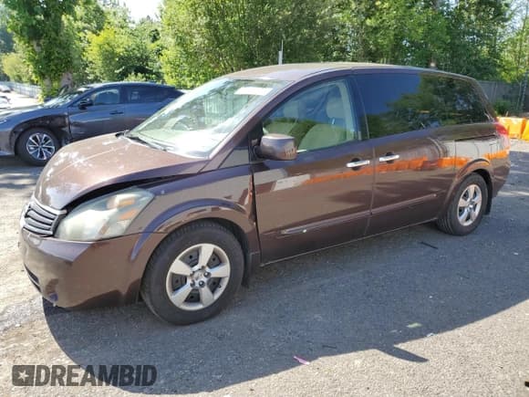 ✅ 2007 Nissan Quest • VIN: 5N1BV28U87N131599 • Lot: 80374855. Wystawiony na Copart z przebiegiem 129 819 mil. Bezpłatny archiwum sprzedaży aukcyjnych z USA i szczegółowy raport historii pojazdu na DreamBid. Zdjęcie 1.