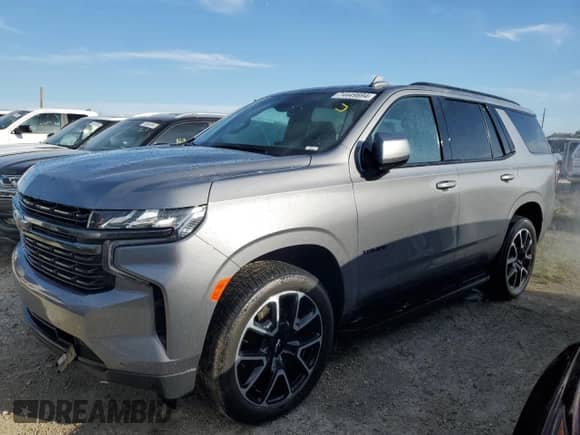 2021 Chevrolet Tahoe RST with VIN 1GNSKRKT0MR320880, listed as a Copart auction lot 74449694 with 21,103 mi miles and Non repairable. Bid and sale history available at DreamBid. Image 1.