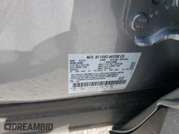 ✅ 2024 Ford Explorer XLT • VIN: 1FMSK7DH4RGA55689 • Lot: 50500075. Wystawiony na Copart z przebiegiem 11 170 mil. Bezpłatny archiwum sprzedaży aukcyjnych z USA i szczegółowy raport historii pojazdu na DreamBid. Zdjęcie 15.