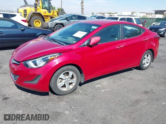 ✅ 2015 Hyundai Elantra SE • VIN: KMHDH4AE7FU449748 • Lot: 42935385. Listed on IAAI with 70,870 mi. Free auction sales archive from the USA and detailed vehicle history report at DreamBid. Image 2.