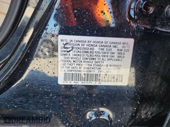 ✅ 2011 Acura MDX Technology • VIN: 2HNYD2H60BH528111 • Lot: 90507475. Wystawiony na Copart z przebiegiem Nie podano. Bezpłatny archiwum sprzedaży aukcyjnych z USA i szczegółowy raport historii pojazdu na DreamBid. Zdjęcie 13.