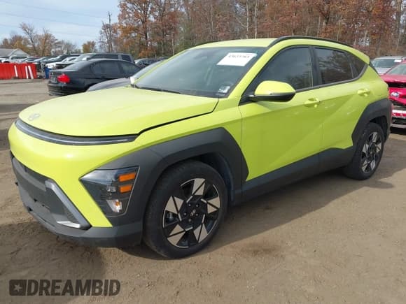 ✅ 2024 Hyundai Kona SEL • VIN: KM8HB3AB9RU086926 • Лот: 43633763. Опубликован ранее на IAAI с пробегом 12 826 миль. Бесплатный доступ к архиву аукционных продаж из США и подробный отчёт об истории автомобиля на DreamBid. Изображение 2.