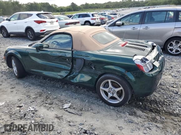 ✅ 2002 Toyota MR2 • VIN: JTDFR320720044059 • Lot: 63290545. Listed on Copart with Not provided. Free auction sales archive from the USA and detailed vehicle history report at DreamBid. Image 2.