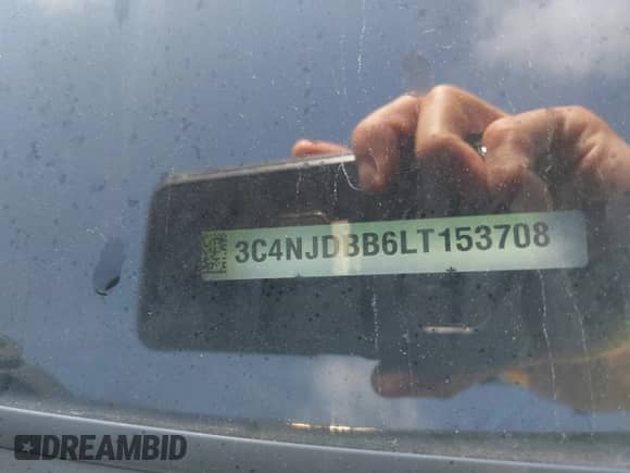 2020 Jeep Compass Latitude с VIN 3C4NJDBB6LT153708, выставлен на аукционе IAAI как лот 42746775 с пробегом 55 135 миль миль и . История ставок и продаж доступна на DreamBid. Изображение 9.