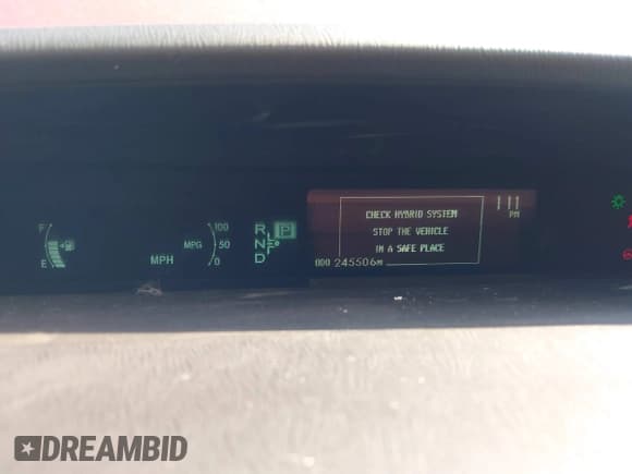 ✅ 2013 Toyota Prius Three • VIN: JTDKN3DU5D5556905 • Lot: 43462606. Listed on IAAI with 245,506 mi. Free auction sales archive from the USA and detailed vehicle history report at DreamBid. Image 7.