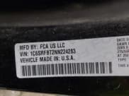 ✅ 2022 Ram 1500 Big Horn • VIN: 1C6SRFBT2NN224283 • Lot: 41995010. Listed on IAAI with 66,972 mi. Free auction sales archive from the USA and detailed vehicle history report at DreamBid. Image 9.