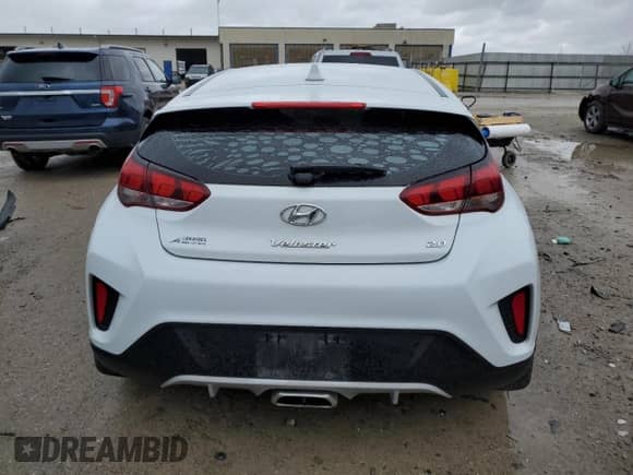 2019 Hyundai Veloster 2.0 z VIN KMHTG6AF4KU008804, wystawiony jako Copart lot #47407425 z przebiegiem 135 729 mil mil oraz Szkoda całkowita • Salvage title. Historia ofert i sprzedaży dostępna na DreamBid. Obrazek 6.