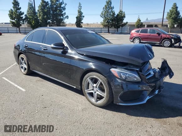 ✅ 2017 Mercedes-Benz C 300 • VIN: WDDWF4KB3HR239974 • Lot: 90266935. Listed on Copart with 40,915 mi. Free auction sales archive from the USA and detailed vehicle history report at DreamBid. Image 4.