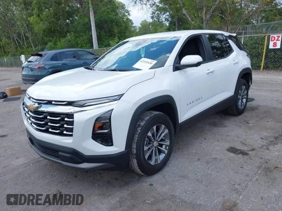 2025 Chevrolet Equinox FWD LT с VIN 3GNAXHEG2SL115457, выставлен на аукционе IAAI как лот 42191830 с пробегом 807 миль миль и . История ставок и продаж доступна на DreamBid. Изображение 2.