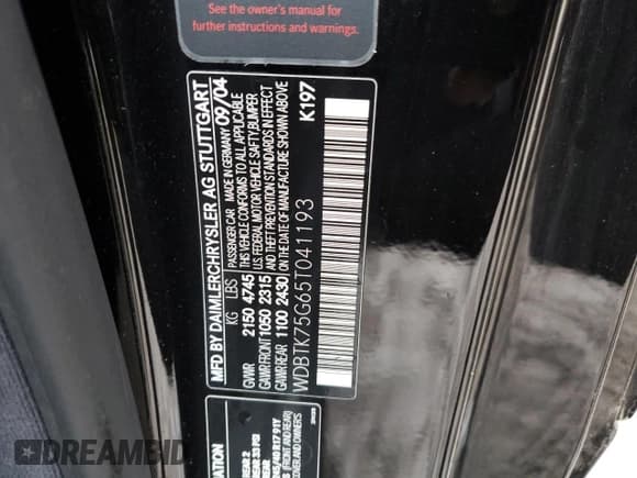 ✅ 2005 Mercedes-Benz CLK 500 • VIN: WDBTK75G65T041193 • Lot: 47208615. Wystawiony na Copart z przebiegiem Nie podano. Bezpłatny archiwum sprzedaży aukcyjnych z USA i szczegółowy raport historii pojazdu na DreamBid. Zdjęcie 14.