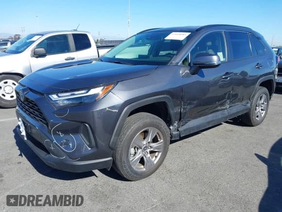 ✅ 2024 Toyota RAV4 Hybrid LE • VIN: JTMMWRFV6RD216500 • Лот: 43668085. Опубликован ранее на IAAI с пробегом 60 333 миль. Бесплатный доступ к архиву аукционных продаж из США и подробный отчёт об истории автомобиля на DreamBid. Изображение 2.