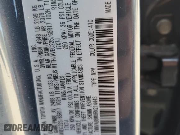 ✅ 2024 Mazda CX-50 S Preferred • VIN: 7MMVABBM8RN214443 • Лот: 80247105. Опубликован ранее на Copart с пробегом 17 671 миль. Бесплатный доступ к архиву аукционных продаж из США и подробный отчёт об истории автомобиля на DreamBid. Изображение 14.