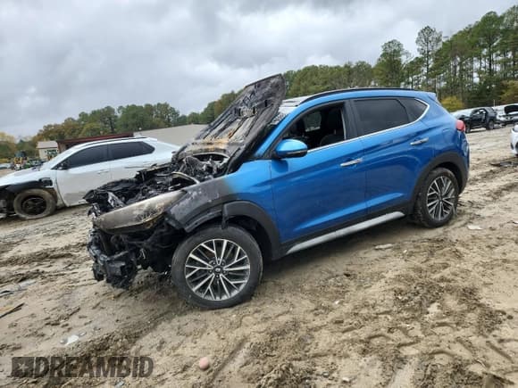 ✅ 2020 Hyundai Tucson Ultimate • VIN: KM8J3CAL4LU243549 • Lot: 91036935. Listed on Copart with Not provided. Free auction sales archive from the USA and detailed vehicle history report at DreamBid. Image 1.