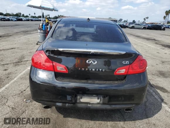 ✅ 2011 Infiniti G25 Journey • VIN: JN1DV6AP6BM601901 • Лот: 84633205. Опубликован ранее на Copart с пробегом 94 696 миль. Бесплатный доступ к архиву аукционных продаж из США и подробный отчёт об истории автомобиля на DreamBid. Изображение 6.