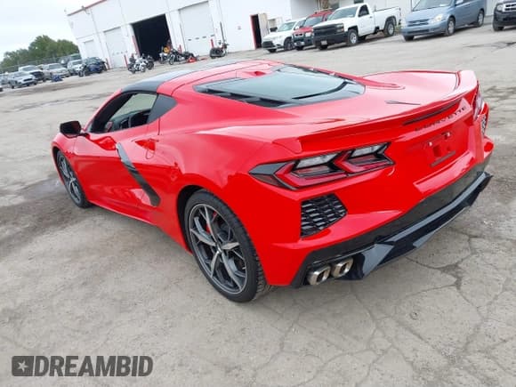 ✅ 2023 Chevrolet Corvette 2LT • VIN: 1G1YB2D46P5111406 • Lot: 41084884. Listed on IAAI with 21,789 mi. Free auction sales archive from the USA and detailed vehicle history report at DreamBid. Image 3.
