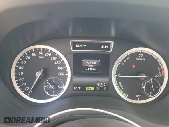 ✅ 2014 Mercedes-Benz B Electric Drive • VIN: WDDVP9AB5EJ003358 • Lot: 60154845. Wystawiony na Copart z przebiegiem 144 522 mil. Bezpłatny archiwum sprzedaży aukcyjnych z USA i szczegółowy raport historii pojazdu na DreamBid. Zdjęcie 9.