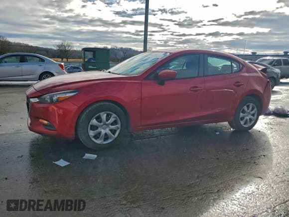 ✅ 2017 Mazda 3 Sport • VIN: 3MZBN1U74HM111227 • Лот: 94316725. Опубликован ранее на Copart с пробегом 170 894 миль. Бесплатный доступ к архиву аукционных продаж из США и подробный отчёт об истории автомобиля на DreamBid. Изображение 1.