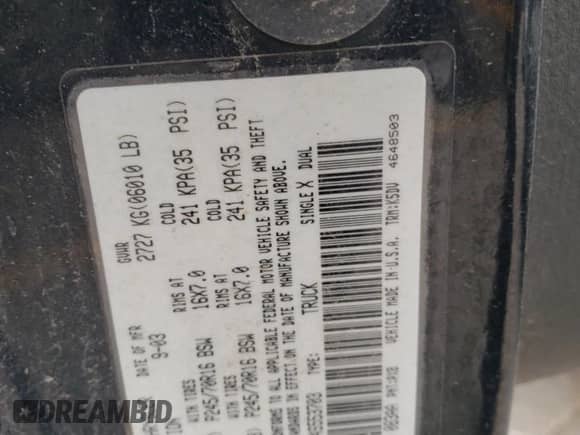 ✅ 2004 Dodge Dakota Sport • VIN: 1D7HL38K04S553703 • Лот: 70974374. Размещён на Copart с пробегом Не указан миль. Получите бесплатный доступ к архиву аукционных продаж из США и посмотрите подробный отчёт об истории автомобиля на DreamBid. Изображение 12.