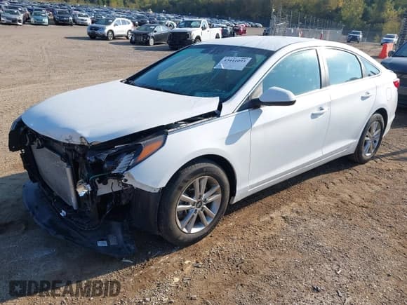 ✅ 2017 Hyundai Sonata 2.4L • VIN: 5NPE24AF0HH589057 • Лот: 43441093. Опубликован ранее на IAAI с пробегом 34 111 миль. Бесплатный доступ к архиву аукционных продаж из США и подробный отчёт об истории автомобиля на DreamBid. Изображение 2.