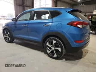 ✅ 2016 Hyundai Tucson Sport • VIN: KM8J33A20GU186294 • Lot: 84891555. Wystawiony na Copart z przebiegiem 109 008 mil mil. Skorzystaj z bezpłatnego archiwum sprzedaży aukcyjnych z USA i zobacz szczegółowy raport historii pojazdu na DreamBid. Zdjęcie 2.