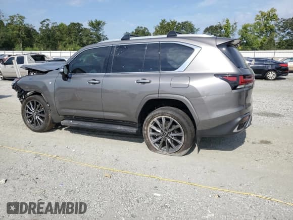 ✅ 2024 Lexus LX 600 F Sport • VIN: JTJMB7CX0R4043706 • Lot: 70824055. Listed on Copart with 9,688 mi. Free auction sales archive from the USA and detailed vehicle history report at DreamBid. Image 2.