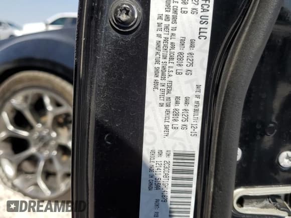 ✅ 2016 Chrysler 300 S • VIN: 2C3CCABT1GH141879 • Lot: 74810494. Listed on Copart with 102,650 mi. Free auction sales archive from the USA and detailed vehicle history report at DreamBid. Image 12.