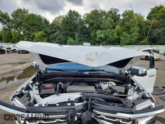 2025 Chevrolet Silverado 1500 LTZ with VIN 1GCUKGEL1SZ177890, listed as a Copart auction lot 81591325 with 5,415 mi miles and Salvage title. Bid and sale history available at DreamBid. Image 11.