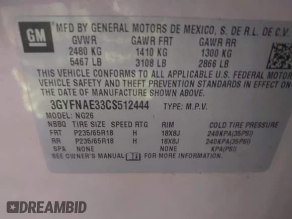 ✅ 2012 Cadillac SRX Luxury Collection • VIN: 3GYFNAE33CS512444 • Lot: 43743902. Wystawiony na IAAI z przebiegiem 94 299 mil. Bezpłatny archiwum sprzedaży aukcyjnych z USA i szczegółowy raport historii pojazdu na DreamBid. Zdjęcie 9.