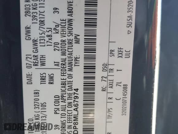 ✅ 2021 Ford Bronco • VIN: 1FMEE5DP8MLA67974 • Lot: 90499465. Wystawiony na Copart z przebiegiem 57 575 mil. Bezpłatny archiwum sprzedaży aukcyjnych z USA i szczegółowy raport historii pojazdu na DreamBid. Zdjęcie 13.