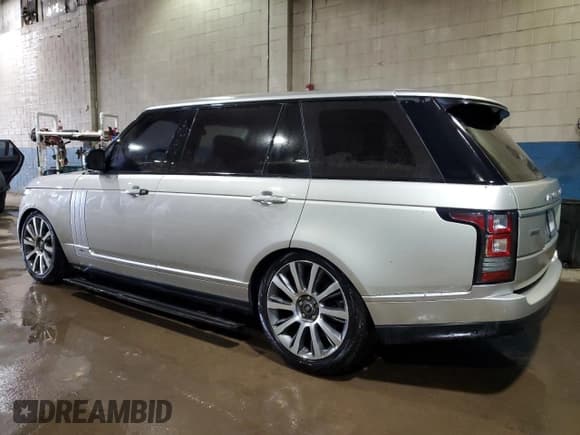 ✅ 2015 Land Rover Range Rover Autobiography • VIN: SALGV3TF7FA214173 • Lot: 48770415. Listed on Copart with 142,850 mi. Free auction sales archive from the USA and detailed vehicle history report at DreamBid. Image 2.