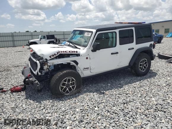 ✅ 2024 Jeep Wrangler Rubicon • VIN: 1C4PJXFG9RW336006 • Лот: 60237785. Опубликован ранее на Copart с пробегом 24 571 миль. Бесплатный доступ к архиву аукционных продаж из США и подробный отчёт об истории автомобиля на DreamBid. Изображение 1.