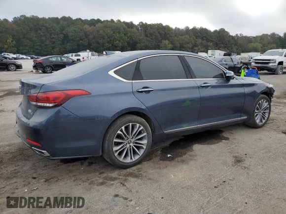2016 Hyundai Genesis 3.8L z VIN KMHGN4JE5GU108128, wystawiony jako Copart lot #78307354 z przebiegiem 77 649 mil mil oraz Czysty tytuł • Clean title. Historia ofert i sprzedaży dostępna na DreamBid. Obrazek 3.