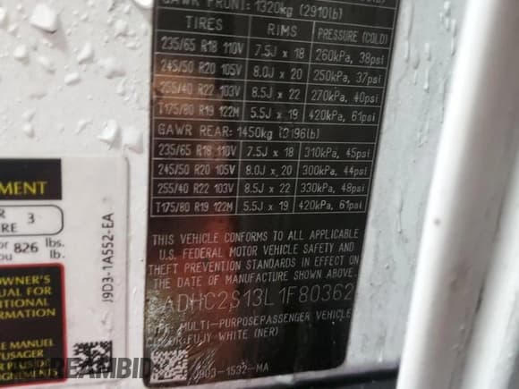 ✅ 2020 Jaguar I-Pace SE • VIN: SADHC2S13L1F80362 • Lot: 44034395. Wystawiony na Copart z przebiegiem 67 050 mil. Bezpłatny archiwum sprzedaży aukcyjnych z USA i szczegółowy raport historii pojazdu na DreamBid. Zdjęcie 13.