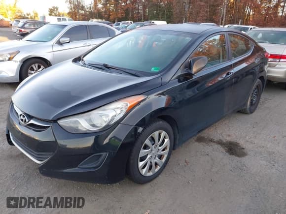 ✅ 2012 Hyundai Elantra Limited • VIN: 5NPDH4AE7CH098866 • Lot: 43615047. Listed on IAAI with 239,768 mi. Free auction sales archive from the USA and detailed vehicle history report at DreamBid. Image 2.