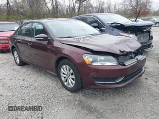 ✅ 2012 Volkswagen Passat S • VIN: 1VWAP7A37CC018304 • Lot: 43789781. Listed on IAAI with 181,310 mi. Free auction sales archive from the USA and detailed vehicle history report at DreamBid. Image 1.
