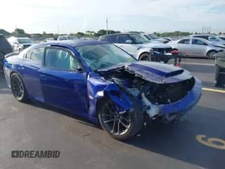 2020 Dodge Charger Scat Pack with VIN 2C3CDXGJ8LH174038, listed as a IAAI auction lot 42919455 with 54,312 mi miles and . Bid and sale history available at DreamBid. Image 1.