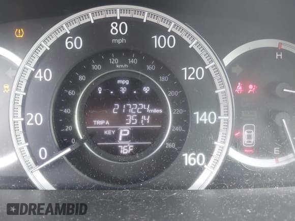 ✅ 2013 Honda Accord EX • VIN: 1HGCR2F79DA215154 • Lot: 43049707. Listed on IAAI with 217,224 mi. Free auction sales archive from the USA and detailed vehicle history report at DreamBid. Image 15.