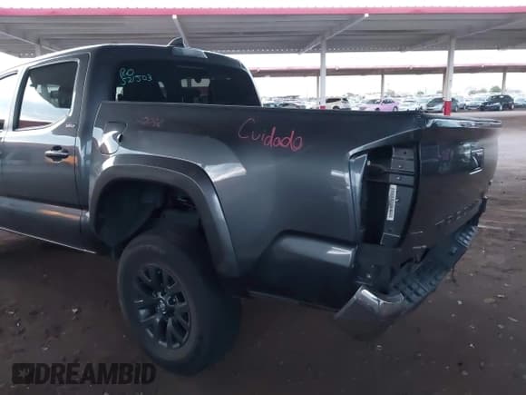 ✅ 2023 Toyota Tacoma SR5 • VIN: 3TMAZ5CN6PM199982 • Lot: 43087053. Listed on IAAI with 38,883 mi. Free auction sales archive from the USA and detailed vehicle history report at DreamBid. Image 6.