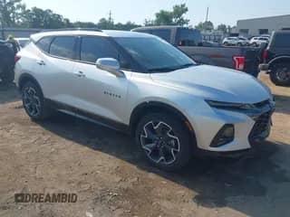 2019 Chevrolet Blazer RS with VIN 3GNKBERS8KS688871, listed as a IAAI auction lot 42916179 with 46,558 mi miles and . Bid and sale history available at DreamBid. Image 1.